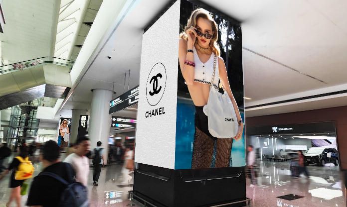 Chengdu Tianfu International Airport T2 Arrival Hall Column-Wrap LED