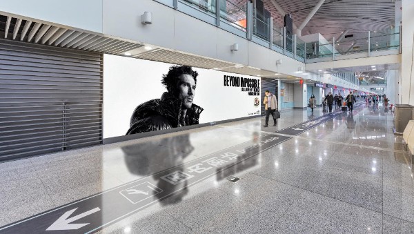 南昌昌北国际机场T2国内到达通廊灯箱