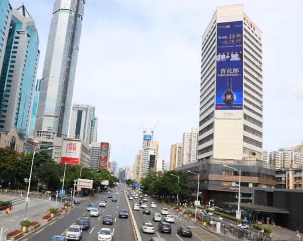 Shenzhen Shennan Avenue Beifang Building LED