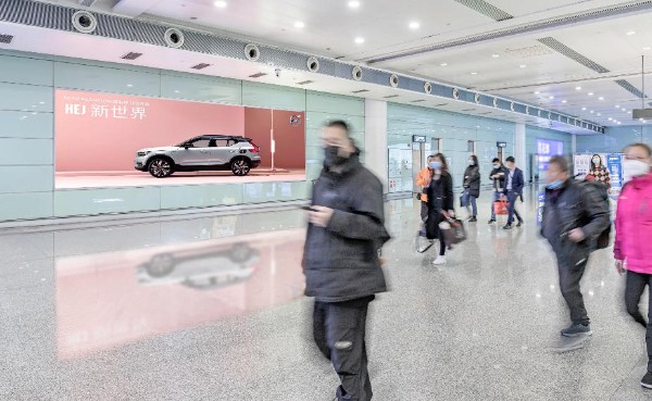 南昌昌北国际机场T2一层到达行李大厅灯箱