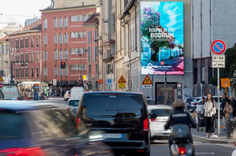 意大利米兰 Via de Amicis 大屏