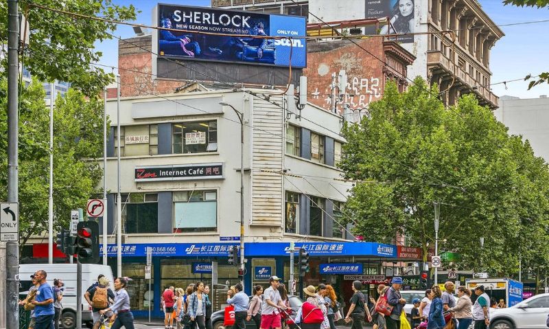 Melbourne Swanston Lang Road & Lonsdale Street Intersection Screen