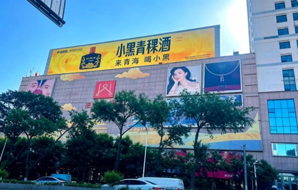 西宁王府井百货大楼LED