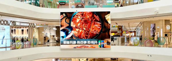 南京新尧金地广场南门2层中庭LED