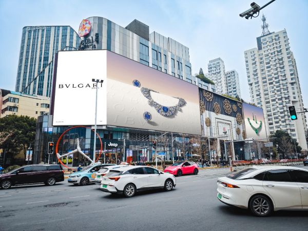 上海南京西路商圈CP静安地标大屏