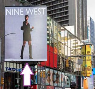 纽约时报广场区域44-45街区屏