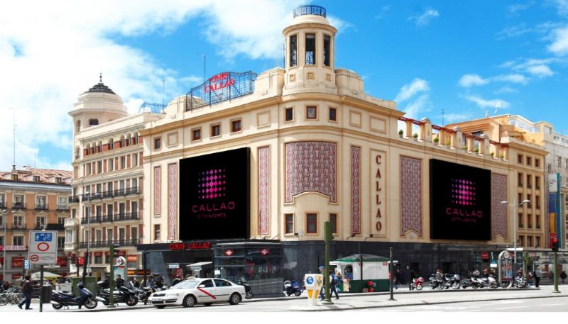 Callao Big Screen, No. 1 Spain Square, Madrid, Spain
