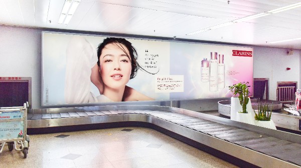 海口美兰机场T1一层到达厅行李提取灯箱