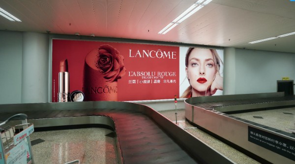 海口美兰机场T1一层到达厅行李提取灯箱