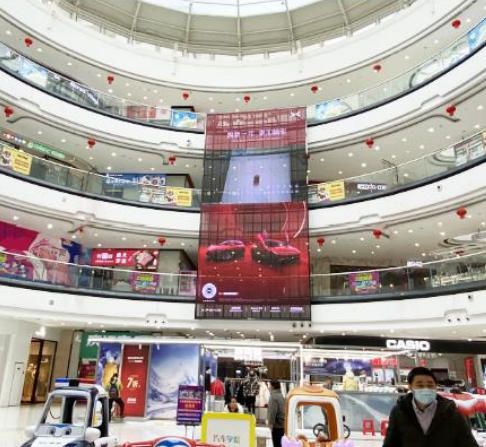 苏州吴中万达广场商场内LED