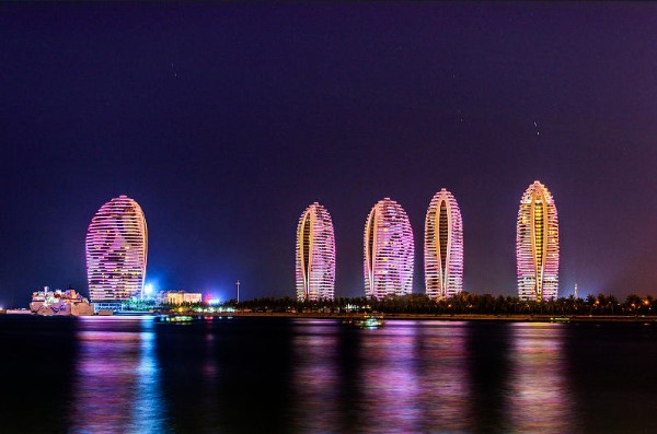 三亚凤凰岛灯光秀