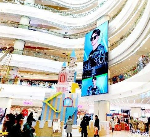 重庆大坪英利大融城商场内LED