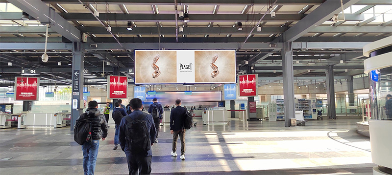 Count in placing airport advertisements