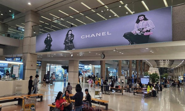 韩国仁川国际机场T1到达区陆侧LED