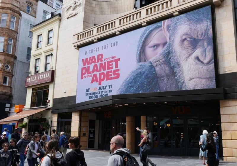 英国伦敦莱斯特广场大屏