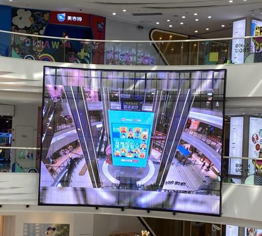 LED in Hangzhou Gongshu Wanda Plaza shopping mall