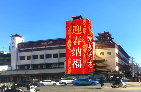 郑州大学中路古玩城电梯外贴膜