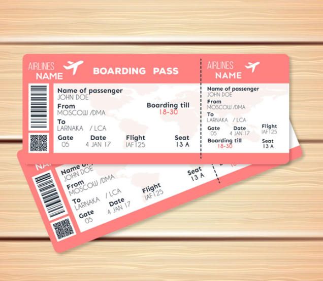 香港航空飞机登机牌广告