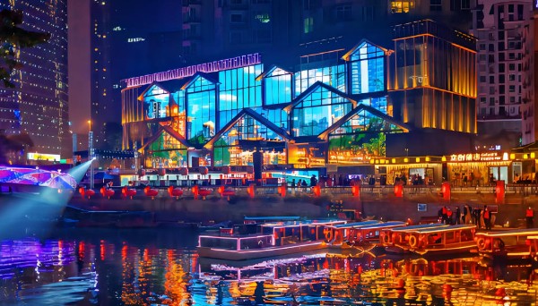 成都锦江夜游灯光秀