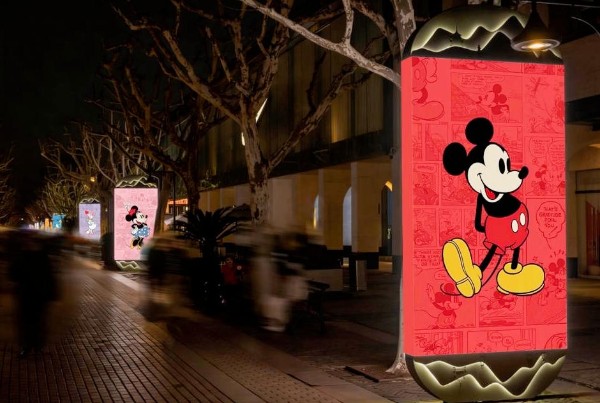 杭州湖滨银泰商业街LED矩阵