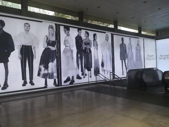 Beijing Guomao Subway Exit C Giant LED Light Box A