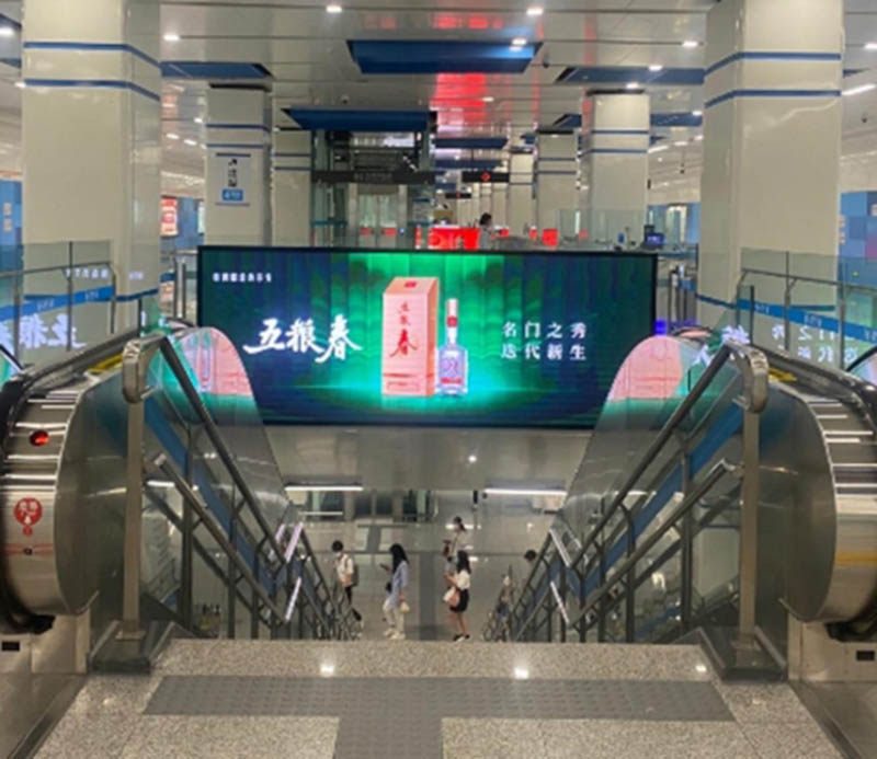 郑州地铁S+梯楣电子屏LED