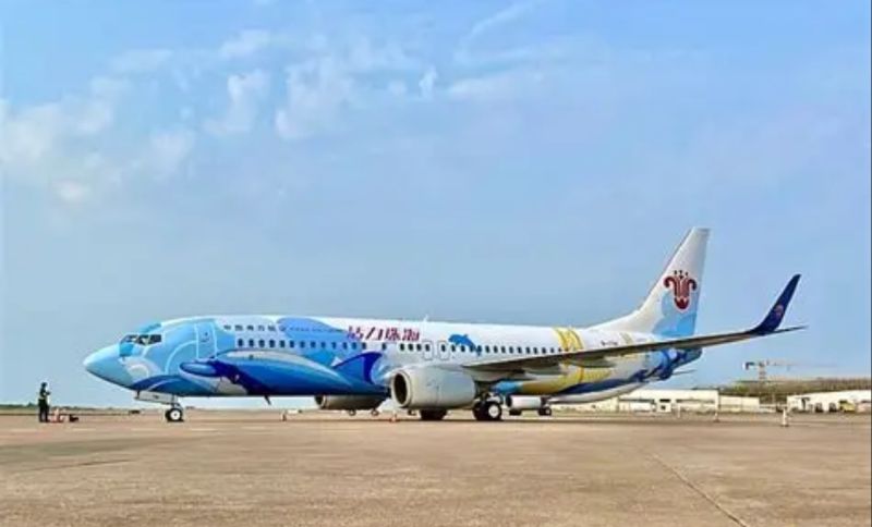 Shenzhen Airlines aircraft fuselage painting advertisement