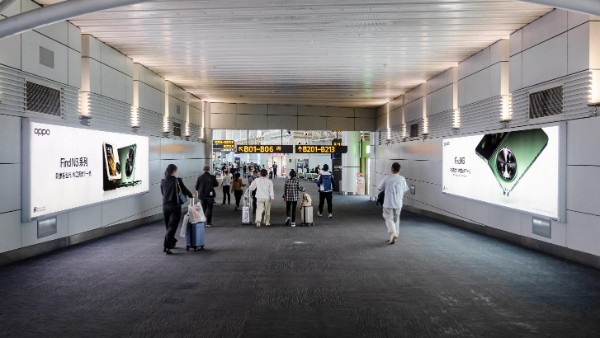 广州白云国际机场T1国内出发指廊灯箱套装