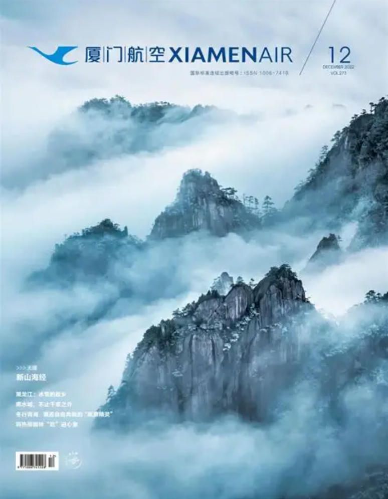 厦门航空飞机杂志广告