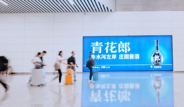 广州白云国际机场T2国内到达行李厅通道灯箱