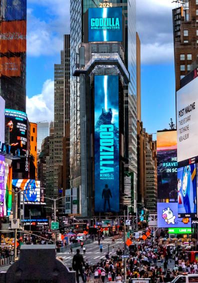 美国纽约时报广场1号楼大屏