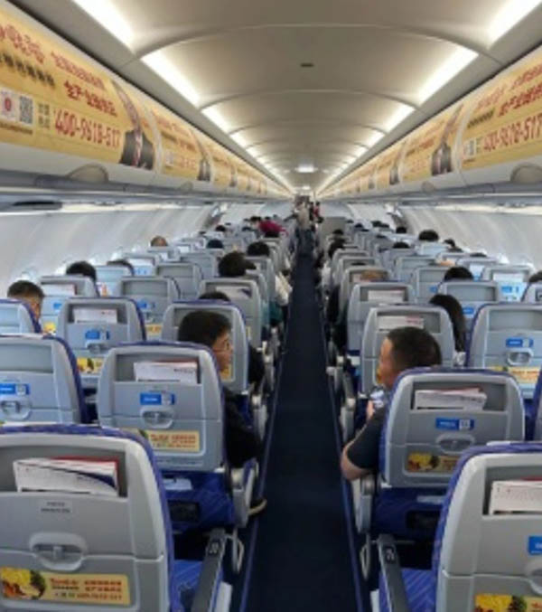 China Southern Airlines aircraft cabin painted three-piece set