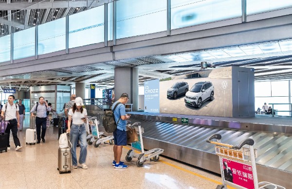 北京首都机场T3国内行李提取厅LED