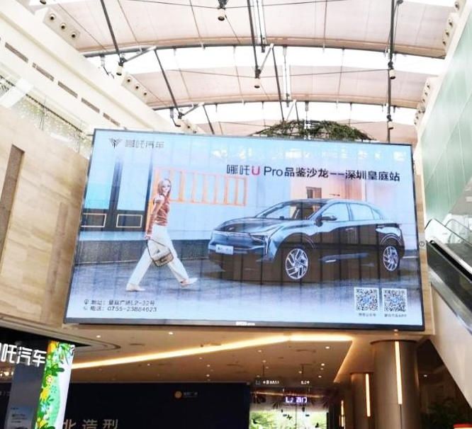 LED in Shenzhen Huangting Plaza shopping mall